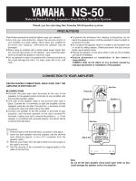 Yamaha NS-50-Owners-Manual 
